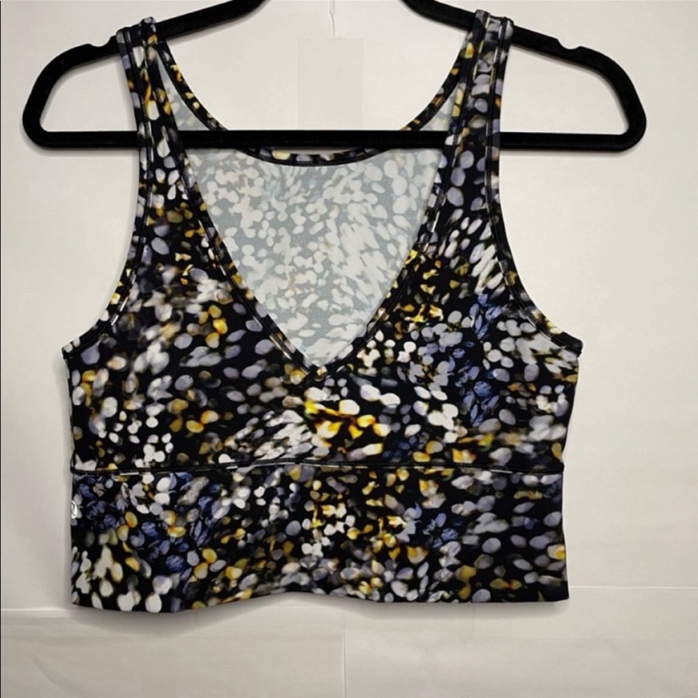 Lululemon Power Pivot Tank Size 10 Metropolis Glow Multi
